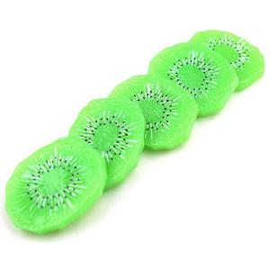 슬라이스 조각 키위 모형 그린 2.8cm 5개 과일모형