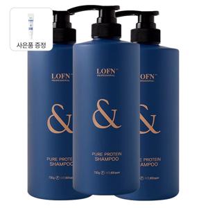 퓨어 프로틴 프리미엄 단백질 고함량 샴푸 750g 3개 + 증정