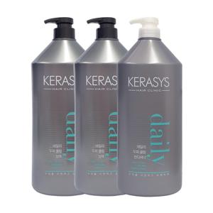 두피 쿨링 샴푸 1500ml x2 + 컨디셔너 1500ml (대용량)