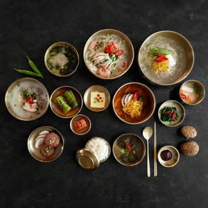 금상첨화 티타늄 식기세트 밥공기 대접그릇 스텐그릇 19type