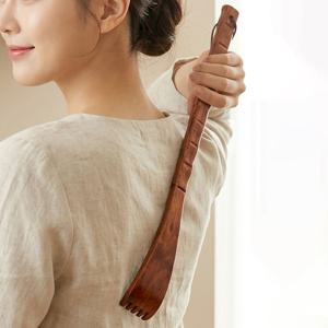 원목 고급 옻칠 효자손 등긁개 효도용품 나무 우드 안마봉 등긁기 마사지