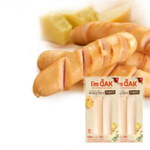 프랑크 트리플치즈맛 소시지 120g*2팩