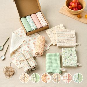 L 도톰한 4중지 살림 거즈행주 30*30 2P 6 style