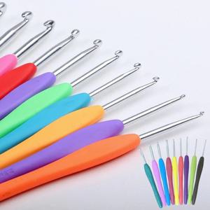 뜨개바늘 코바늘 실리콘 알록달록 뜨개질바늘 모사용 9종 11종 세트