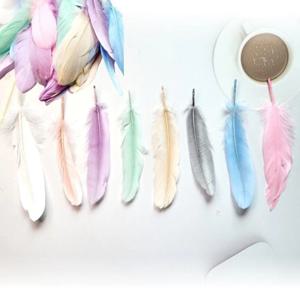 드림캐쳐 마크라메 DIY 파스텔 깃털 촬영 인테리어 장식 소품 50p