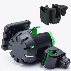 자전거 유모차 핸드폰 물병 2in1 컵홀더 360도 회전 물통 거치대