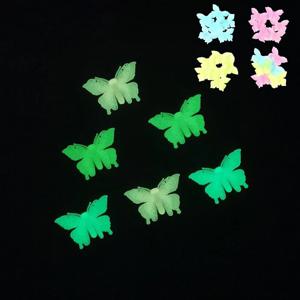 아이방 꾸미기 인테리어 3D 입체 야광 나비 데코 장식 스티커 6p