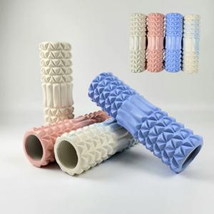 홈트 스트레칭 종아리 목 뭉친근육 풀기 마사지 슬림 돌기 폼롤러 30cm