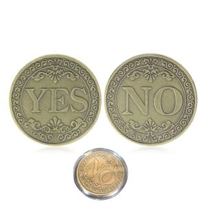 보드게임 기념코인 YES NO 동전 취미 수집 컬렉션 동전던지기 주화