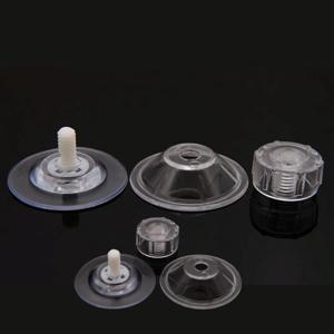 45mm 볼트형 빨판 흡착 부착판 조임 잠금 큐방 투명 다용도 걸이