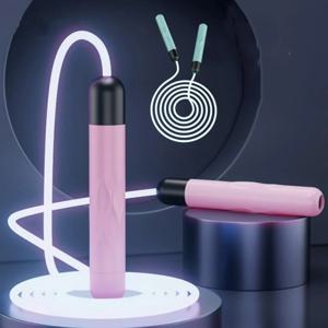 아동 성인 다이어트 운동 LED 야광 컬러 줄넘기 건전지
