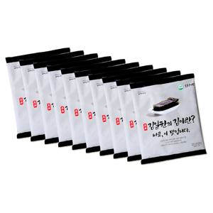 김일한의 김이란 조미김 철판 직화 구운 전장 김 15g*10봉