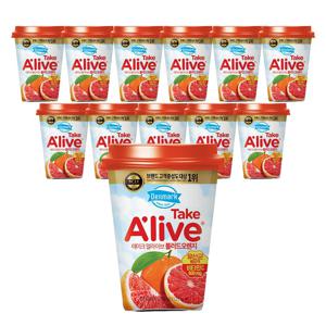 덴마크 테이크얼라이브(오렌지/망고/자몽/청포도) 4종 250ml*12개