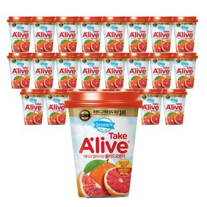 덴마크 테이크얼라이브(오렌지/망고/자몽/청포도) 4종 250ml*24개