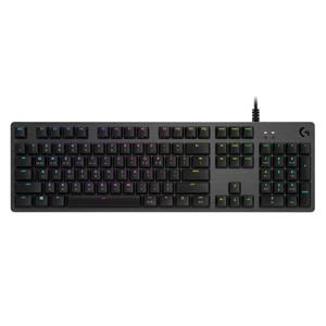 로지텍코리아 G512 RGB CARBON 기계식 게이밍 키보드 블랙, 클릭키