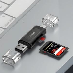 SD카드리더기 USB C+A타입 멀티리더 아이폰 갤럭시 노트북 OTG 지원
