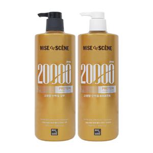 프로틴 테라피 클리닉 20000 샴푸 1000ml + 트리트먼트 1000ml