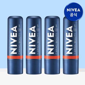 케어 앤 컬러 립밤 크림코랄 4.8g 4개