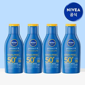 선 프로텍트 앤 모이스춰 선 로션 100ml 4개