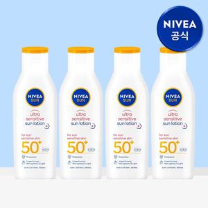 선 울트라 센서티브 선 로션 200ml 4개