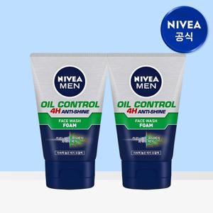 맨 오일 컨트롤 훼이스 워시 폼 100g 2개