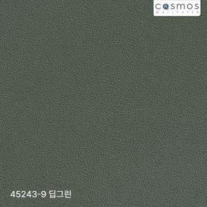 코스모스 앨리스 장폭합지 45243-9 딥그린(이월벽지)벽지촌