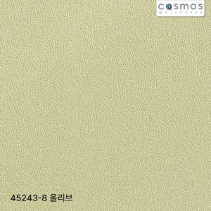 코스모스 앨리스 장폭합지 45243-8 올리브(이월벽지)벽지촌