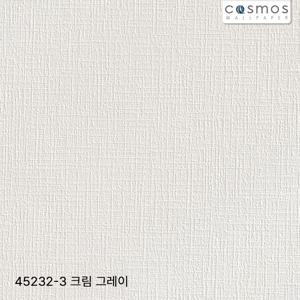 코스모스 앨리스 장폭합지 45232-3 크림 그레이 (이월벽지)벽지촌