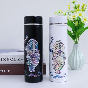 호랑이 자개텀블러 스테인레스 자개 텀블러 500ml