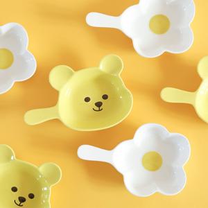 핸들 플레이트 2P 세트 - 08 젤리 베어 (손잡이앞접시 집들이 자취 그릇 선물)