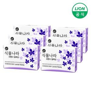 식물나라 세안비누 90g X 6개 (라벤더/캐모마일/히노끼 택1)