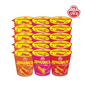 컵떡볶이 오리지널 136.3g*5개+로제 140g*5개+핫스파이시 136.3g*5개