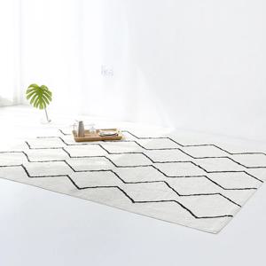 러그 층간소음 카페트 거실패드 침대러그 180x230 아이보리