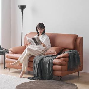 바론2 인조가죽 거실 2인용 카페 쇼파