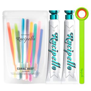베스트 구성 세트(양면미세모 12개입+미스틱포레스트 치약 100g 3개+혀클리너(랜덤))