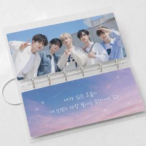 슬로건 바인더 바인더북 아이돌 보관 콜렉트북 배너 종이 타올 반사 양면