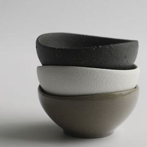 소재 미니볼 10cm 3color 소스볼 요거트볼 스톤 샌드 매트 그릇