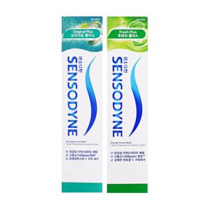 센소다인 오리지널 플러스 민감성 치약 100g + 후레쉬 플러스 민감성 치약 100g