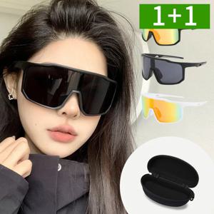 1+1 UV차단 여성고글 스포츠 선글라스 자전거 등산 러닝