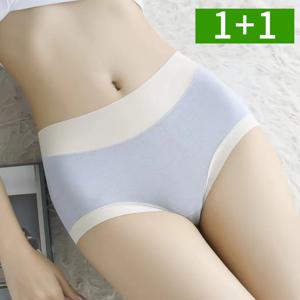 1+1 모달 여성팬티 삼각 노라인 면 속옷 M~XL