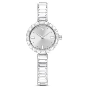 Matrix bangle 워치, 스위스 메이드, 크리스털 브레이슬릿, 화이트, 스테인리스 스틸
