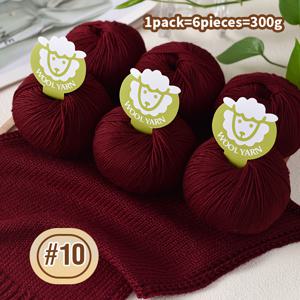 TEMU 6중 실, 300.5oz - 35가지 색상 옵션, 아름다운 양털 니트, 피부 친화적인 양털 니트, 레드 양털 니트, 그린 양털 니트, 따뜻하고 통기성 좋음, 다양한 색상 선택 가능 - 스카프, 모자, 가디건 등 수제 뜨개질용으로 이상적. 다양한 색상 선택