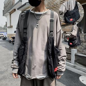 TEMU 남성용 체스트백, 1개 패션 캐주얼 다용도 체스트백, 간편한 남성용 조끼 가방 숄더백, 기능성 하라주쿠 스타일 다용도 남성 가방
