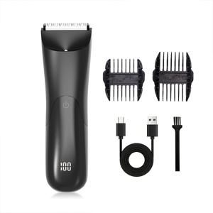 TEMU 남성용 전기 헤어 트리머, 독립형 또는 2-in-1 다기능 조합 선택 가능, USB 충전, 디지털 디스플레이 기능, 모든 부위에 적합, 남성용 선물