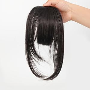 TEMU 여성용 합성 클립인 코믹 스타일 레이어드 인비저블 앞머리 - 회색 머리 커버용 탑 헤어 토퍼, 일상 착용, 모임, 파티, 새해 & 크리스마스에 이상적