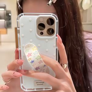 TEMU 다양한 별 디자인 포스트잇 호환 범용 그립이 있는 신형 휴대폰 홀더, 수납식 고리 손잡이 장착, 휴대용 탁상 스탠드, 모든 휴대폰에 적합, 수납식 휴대폰 홀더, 접착식 휴대폰 액세서리, 초슬림 휴대폰 홀더, 차량용 휴대폰 마운트