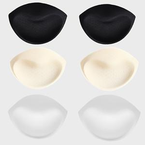 TEMU 통기성 좋은 도톰한 속옷 컵 3쌍, 수영복용 브라 속옷 패드, 여름 필수품 비키니 컵 패드, 처짐 방지용 주름, 부드럽고 편안한 원단, 수영복 비키니 드레스용 속옷 컵 패드
