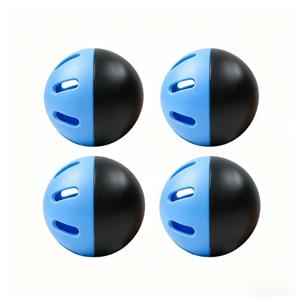 TEMU 4/9개 세트 소프트 훈련용 야구공 74mm, EVA 속이 빈 공, 가볍고 내구성 좋음, 실내 및 야외 훈련용, 타격 연습, 야구 훈련용, 공기 순환형 속이 빈 야구공, 천공 플라스틱 공