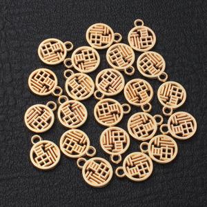 TEMU 100개 10×13mm 아크릴 원형 인조 펜던트 플라스틱 CCB 골드 실버 DIY 주얼리 만들기용, 목걸이 팔찌 귀걸이 키체인 액세서리 재료