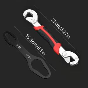 TEMU 2개 다기능 蝴蝶렌치 세트, 조절식 너트매기 세트, 다기능 양방향 파이프렌치 플라이어, 다기능 양방향 파이프렌치